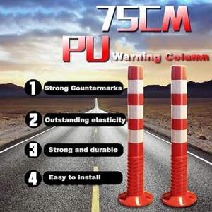 Delimitador de Tráfico de Alta Visibilidad, Poste Delimitador <span class=keywords><strong>Flexible</strong></span> Reflectante para la Separación de Carriles en Carreteras, Seguridad Vial - Product Image 6