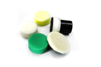 Kit de tampons de polissage miniatures en laine et mousse de 1 pouce pour polisseuses et buffets de voitures, ensemble de tampons de micro-polissage pour le detailing et la réparation des rayures