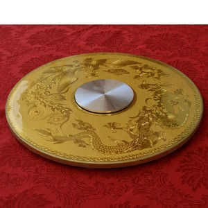 58cm alta calidad ramo bandeja giratoria de vidrio de lazy susan mesa como-103 - Product Image 3