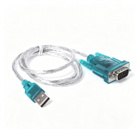 Adaptateur USB-A vers RS232 USB-à-série de 80 cm, directement de l'usine, conducteur en cuivre, câble de port COM