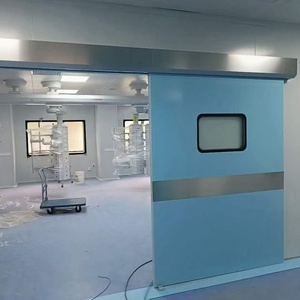 <span class=keywords><strong>Porte</strong></span> <span class=keywords><strong>coulissante</strong></span> électrique hermétique modulaire pour salle blanche, hôpital, <span class=keywords><strong>atelier</strong></span>, clinique, avec isolation thermique et revêtement poudré - Product Image 5