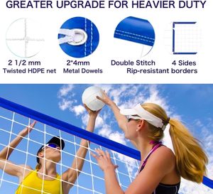 <span class=keywords><strong>Filet</strong></span> <span class=keywords><strong>de</strong></span> <span class=keywords><strong>volley</strong></span>-ball professionnel d'extérieur avec câble en acier aéronautique, <span class=keywords><strong>filet</strong></span> <span class=keywords><strong>de</strong></span> <span class=keywords><strong>volley</strong></span>-ball robuste pour la cour, filets <span class=keywords><strong>de</strong></span> <span class=keywords><strong>volley</strong></span>-ball portables - Product Image 3