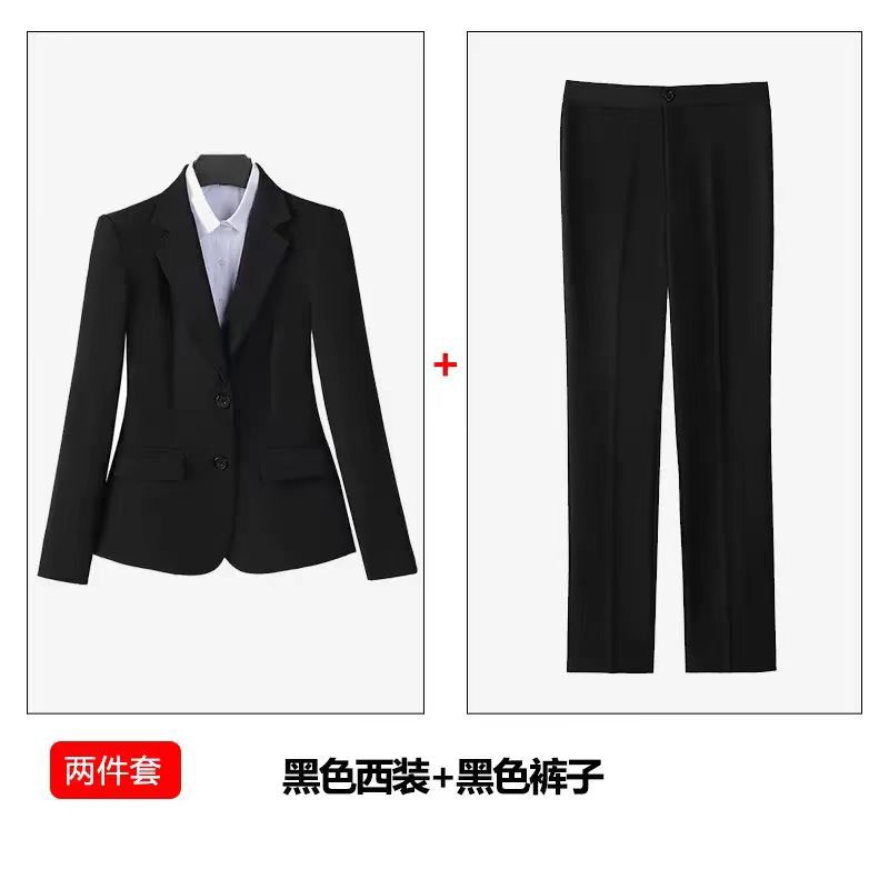 Black suit trousers (with flap pockets)
