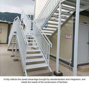 Bán buôn 40 chân 2 tầng xây dựng căn hộ prefab vận chuyển container nhà prefab nhà thép Cấu trúc khung hiện đại - Product Image 2