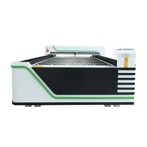 130W 150W 300W 1390 CO2 Tabung Kaca Logam dan Mesin Pemotong Laser Engraving Non Logam untuk Kain Kayu
