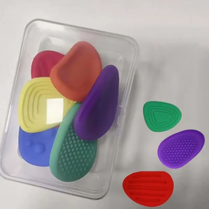 Juguetes Sensoriales de Silicona para Adultos, Paquete de 6 Piedras Texturizadas para Niños con Autismo, Juguetes para Calmar el Estrés y la Ansiedad - Product Image 6