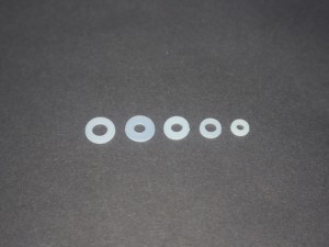 Kit de rondelles plates en nylon PA66 pour usage mécanique et électrique, 15 tailles, rondelles en plastique blanches pour vis et boulons M2-12 - Product Image 5