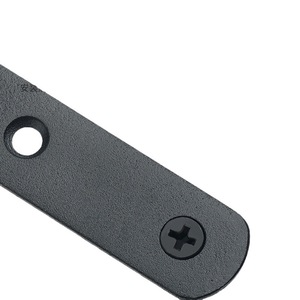 Leves Stainless Steel Angle <b>Brackets</b> 90 Degree L Shape Thickened <b>Black</b> Corner Support For Shelf Wall Mounting - Product Image 2