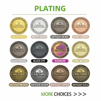 Épinglette en émail souple avec logo personnalisé, badge en émail rond plaqué nickel noir, badge en métal pour revers, cadeau souvenir promotionnel