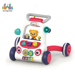 Atacado educação brinquedos divertido garoto walker-Konpig andador de bebê, crianças, 2022, divertido, aprendizado, brinquedos, música, atividade, andador