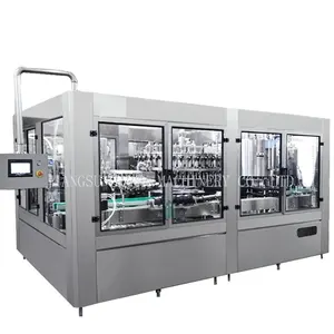 for small business pet bottle automatic juice filling capping and labeling machine