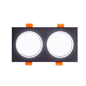 Hiện Đại LED Đèn Khung Vuông Lõm Downlights Ánh Sáng Tại Chỗ Duy Nhất Đôi Ba Đầu Mô-đun Lịch Thi Đấu Phòng Khách - Product Image 6