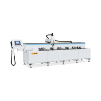 Machine de perçage et de fraisage CNC haute vitesse Huachuang pour la fabrication de fenêtres et de portes en aluminium/PVC/UPVC avec composants de moteur