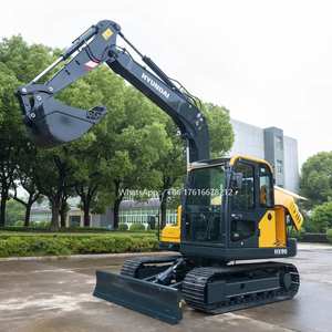 Mini-excavatrice Hyundai Hx80 d'occasion, fabriquée en Corée, avec composants essentiels (moteur et pompe), à vendre - Product Image 2