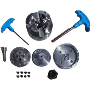 4インチ4ジョーセルフセンタリングウッド旋盤チャックセット1'-8TPIマウントスレッドM33x3.5M40 * <span class=keywords><strong>2</strong></span>小売および製造プラント用 - Product Image 1