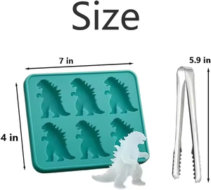 Siliconen Ijsblokjesbak Leuk Dier Vorm <span class=keywords><strong>3d</strong></span> Ijslolly Mallen Diy Reus Whisky Ices Dragon Siliconen Easy Release - Product Image 6