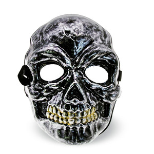 <span class=keywords><strong>Maschera</strong></span> in PVC a forma di teschio <span class=keywords><strong>horror</strong></span> di Halloween <span class=keywords><strong>con</strong></span> effetto luminoso, design vampiro nero per feste e cosplay - Product Image 4