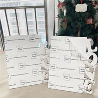 MDFSUB Cadeau de Saint-Valentin sublimation d'amour Panneau MDF Plaques en bois sublimation amour Cadre photo Mdf vierge pour la décoration intérieure