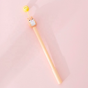 Korean Creative Cartoon Cute Pet Cat Pig <strong>Rabbit</strong> Hamster Kawaii Gel <strong>Pen</strong> Black Blue Customized Ningbo Plastic Promotional <strong>Pen</strong> - Product Image 5