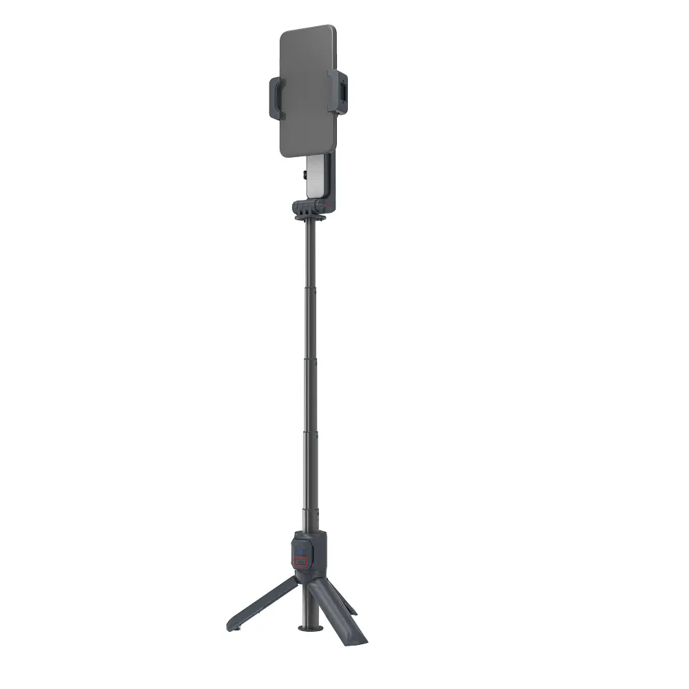 Gimbal de eixo único compatível com função de bastão de selfie com tripé e extensão de 396 mm