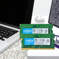CRUCIAL DDR4 Laptop RAM 4GB/8GB/16GB/32GB SODIMM 2133/2400/2666/3200Mhz PC4-19200/25600 Compatible 260PIN 1.2V ECC in Stock