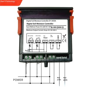 Saksı bitkileri için dijital ekran toprak nem kontrol otomatik sulama ve yağmurlama toprak test cihazı - Product Image 5