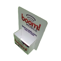 Support de table pliable en carton ondulé écologique, imprimé sur mesure, moderne, pour affichage de dépliants et brochures