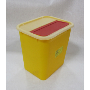 Medical Waste <b>Bin</b> 15L <b>Square</b> Flip Lid Storage Bucket Indoor Use Pp Material - Product Image 5