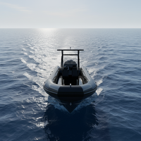 Bateau pneumatique semi-rigide en aluminium Patrol de 28 pieds RHIB 860 Orca Hypalon