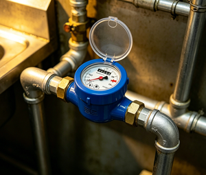 Medidor de Agua Mecánico DN20 ISO 4064 Clase C 1.6MPa Conexión de Latón Medidor de Agua Frí<span class=keywords><strong>a</strong></span> para Hogar e Industria - Product Image 2
