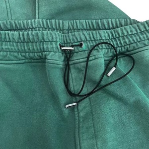 OEM Service Wholesale Men's Hot Shorts Casual Mid Waist Knitted Weaving with Drawstring Closure Summer Casual Shorts - Product Image 3