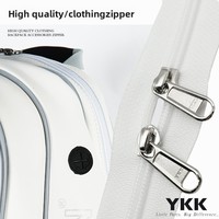 Fermeture éclair double tête en nylon n°3, n°5, n°8, sans verrouillage, bidirectionnelle, pour sacs à dos, bagages et accessoires – En stock