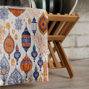 Décoration de cuisine à thème islamique du Ramadan, serviette personnalisée du Ramadan, design islamique, serviettes à thé/cuisine, fournitures pour la fête de l'Aïd al-Fitr - Product Image 2