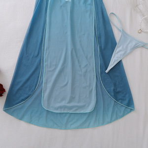 BOON Nuevo Estilo Europeo Americano Transfronterizo, Lencería Erótica Pura de Malla Transparente, Sin Tirantes, Cuello Halter, Espalda Descubierta, Ajustada al Cuerpo, Sexy - Product Image 5