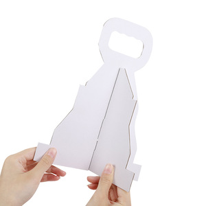 Support à gâteau en carton 2 niveaux papier Dessert blanc rond porte-cupcake tour support de pâtisserie jetable pour fête d'anniversaire de mariage - Product Image 2