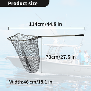 Cực lớn Kính thiên văn hạ cánh <span class=keywords><strong>Net</strong></span> tam giác gấp Lưới Đánh Cá Kính thiên văn hợp kim nhôm dài cực câu cá hạ cánh <span class=keywords><strong>Net</strong></span> - Product Image 5