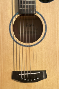 Aiersi nuova di zecca in compensato opaco in abete Sapele Body OM Cutaway chitarra acustica per chitarristi - Product Image 2