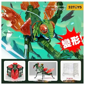 52 juguetes Beast Box Universal Lobo canguro transformación plástico montaje Mecha modelo nuevo regalo de cumpleaños para niños inspirado Frozen - Product Image 6