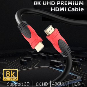 Cable HDMI 2.1 <span class=keywords><strong>de</strong></span> Alta Velocidad <span class=keywords><strong>de</strong></span> 48 Gbps, Chapado en Oro, Macho a Macho, <span class=keywords><strong>de</strong></span> PVC, para Monitor, Proyector y <span class=keywords><strong>Reproductor</strong></span> <span class=keywords><strong>de</strong></span> DVD, Venta al por Mayor <span class=keywords><strong>de</strong></span> Fábrica ZONG - Product Image 4