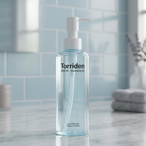 Huile nettoyante Torriden Korean Skincare Dive In à l'acide hyaluronique à faible poids moléculaire 200ml, démaquillant visage, nettoyant en profondeur, hydratant - Product Image 2