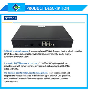 Tout nouveau Mini 1Port GPON AC OLT QT7001 C ++++ SFP Port PON unique 1G 10G OLT 1/2/4/8/16 Ports terminal de réseau à fibre optique - Product Image 3
