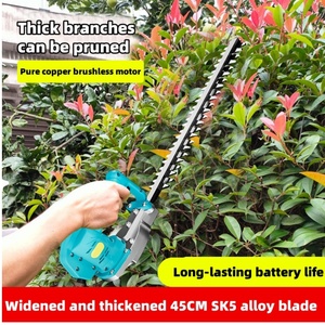 Aparador de Cerca Viva Elétrico Extensível com Lâmina Dupla para Poda de Árvore de Chá com Bateria de Mochila para Paisagismo DIY - Product Image 4