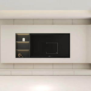 Customized Modern <b>Wall</b> Unit <b>TV</b> <b>Stand</b> Cabinet Wooden Storage Rack for Living Room Farmhouse and Apartment Home Furniture - Product Image 4