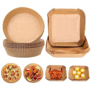 Air Fryer <b>Paper</b> Food Disposable <b>Paper</b> Liner Airfryer <b>Kitchen</b> Cookers Oil-proof Barbecue Plate Steamer Fryer Baking Accessories - Product Image 2