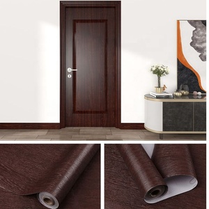Paneles de pared autoadhesivos de <span class=keywords><strong>vinilo</strong></span> de PVC de grano de madera papel tapiz de 4 pies papel de Contacto para Pegatinas de puerta para escalera <span class=keywords><strong>baño</strong></span> 120CM de ancho - Product Image 5