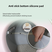 Nouveau design extra large chat toilette autonettoyant intelligent automatique intelligent chat litière avec caméra