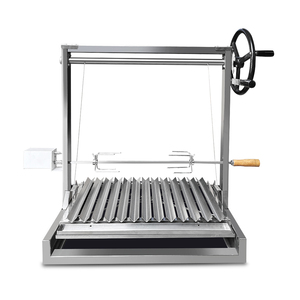 Parrilla Argentina Santa María de Altura Ajustable, Parrilla <span class=keywords><strong>Gaucho</strong></span> Asado a Carbón, Parrilla para Barbacoa Integrada en Ladrillo para Cocina Exterior - Product Image 6