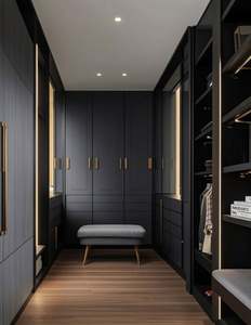 Armario Plegable Moderno de Lujo, Vestidor con Tocador, Muebles de Alta Calidad a Medida para Dormitorio - Product Image 2