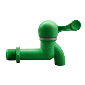 Ready to Ship Cheap Price Wall Mounted Single <b>Handle</b> Green Faucet Basin Tap in China - Product Image 3