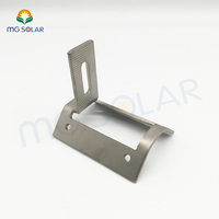 Pince de toit autoportante d'installation de Structure solaire, fixation trapézoïdale personnalisée, pince SUS304